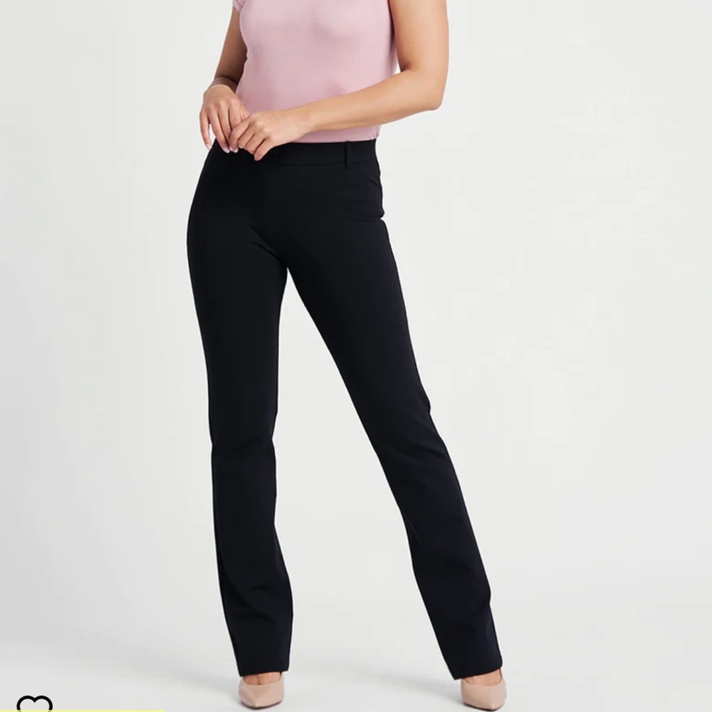 Betabrand Straight-Leg | Classic Dress Pant Yoga Pant